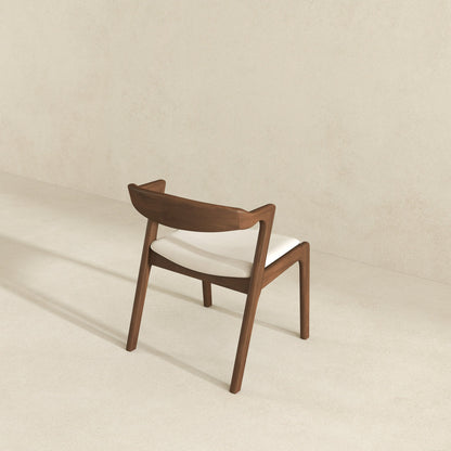 Dakota  Solid Wood Cream Velvet Dining Chair (Set Of 2) - DCH00801903