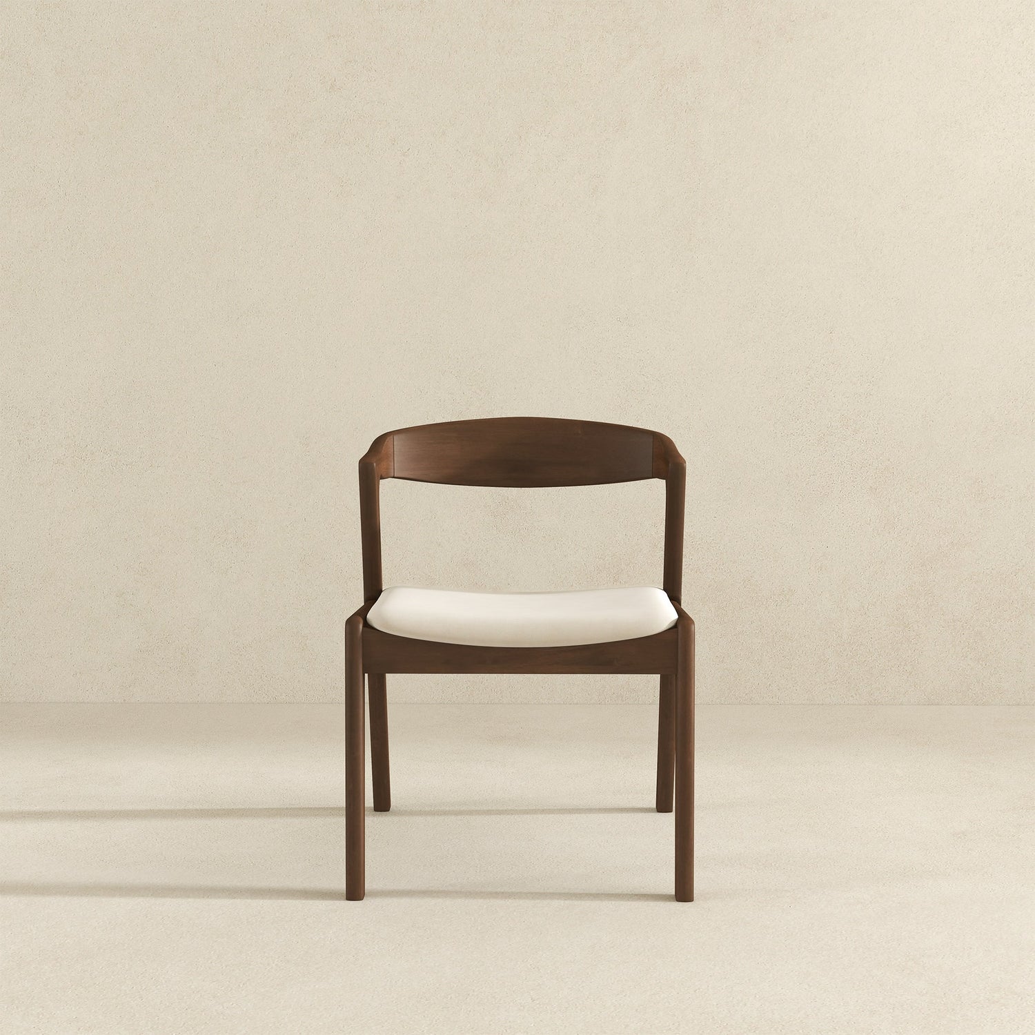 Dakota  Solid Wood Cream Velvet Dining Chair (Set Of 2) - DCH00801903
