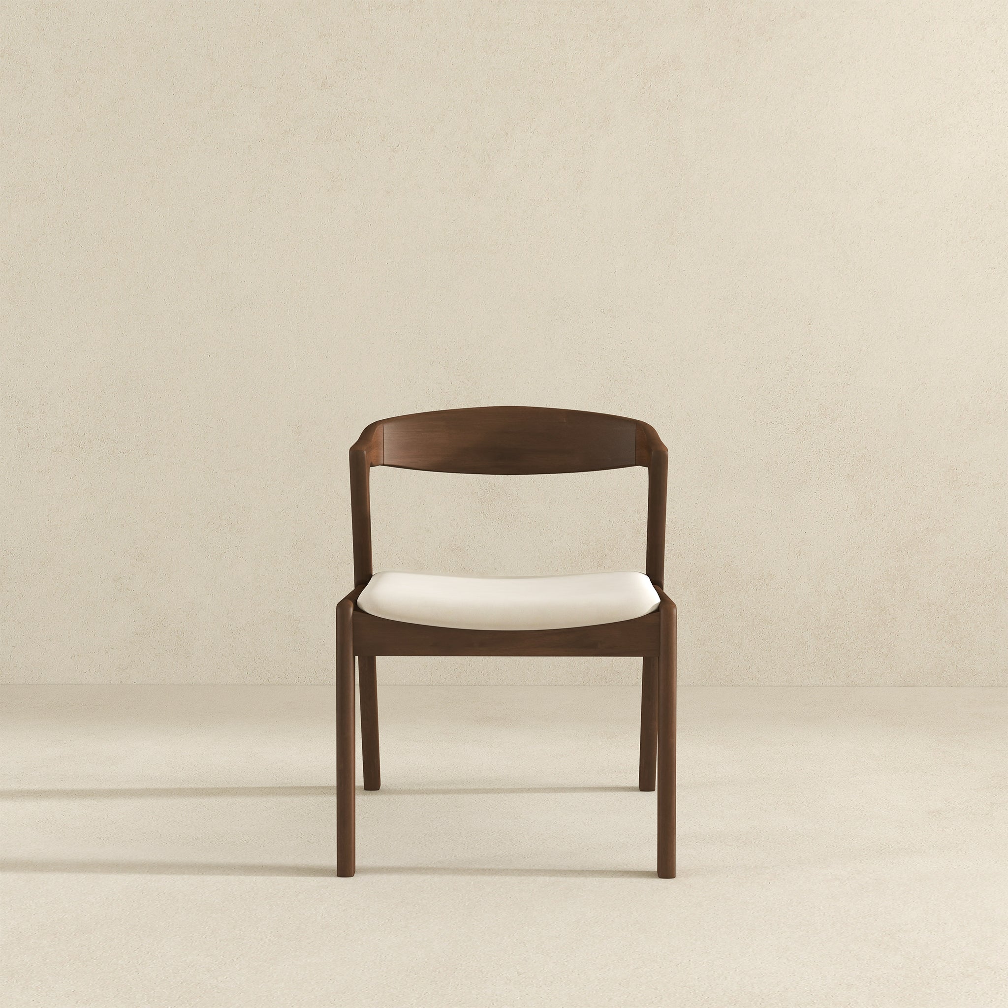 Dakota  Solid Wood Cream Velvet Dining Chair (Set Of 2) - DCH00801903
