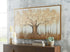 Dalewick Brown/Gray/Gold Finish Wall Art - A8000448