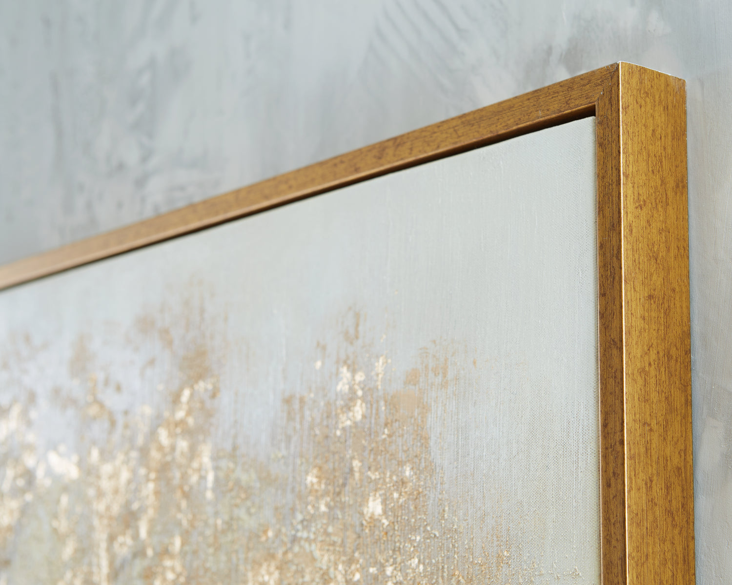 Dalewick Brown/Gray/Gold Finish Wall Art - A8000448