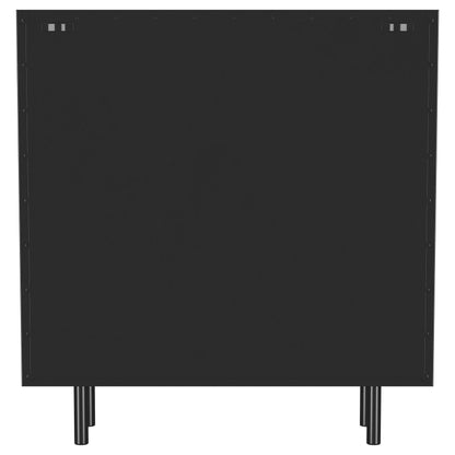 Dalia 2-door Accent Storage Cabinet with Shelving Black - 950385