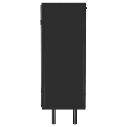 Dalia 2-door Accent Storage Cabinet with Shelving Black - 950385