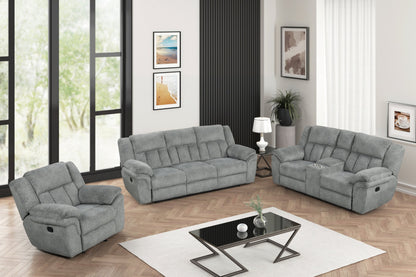 Dallas Gray - 3PC Reclining Set - Dallas Gray