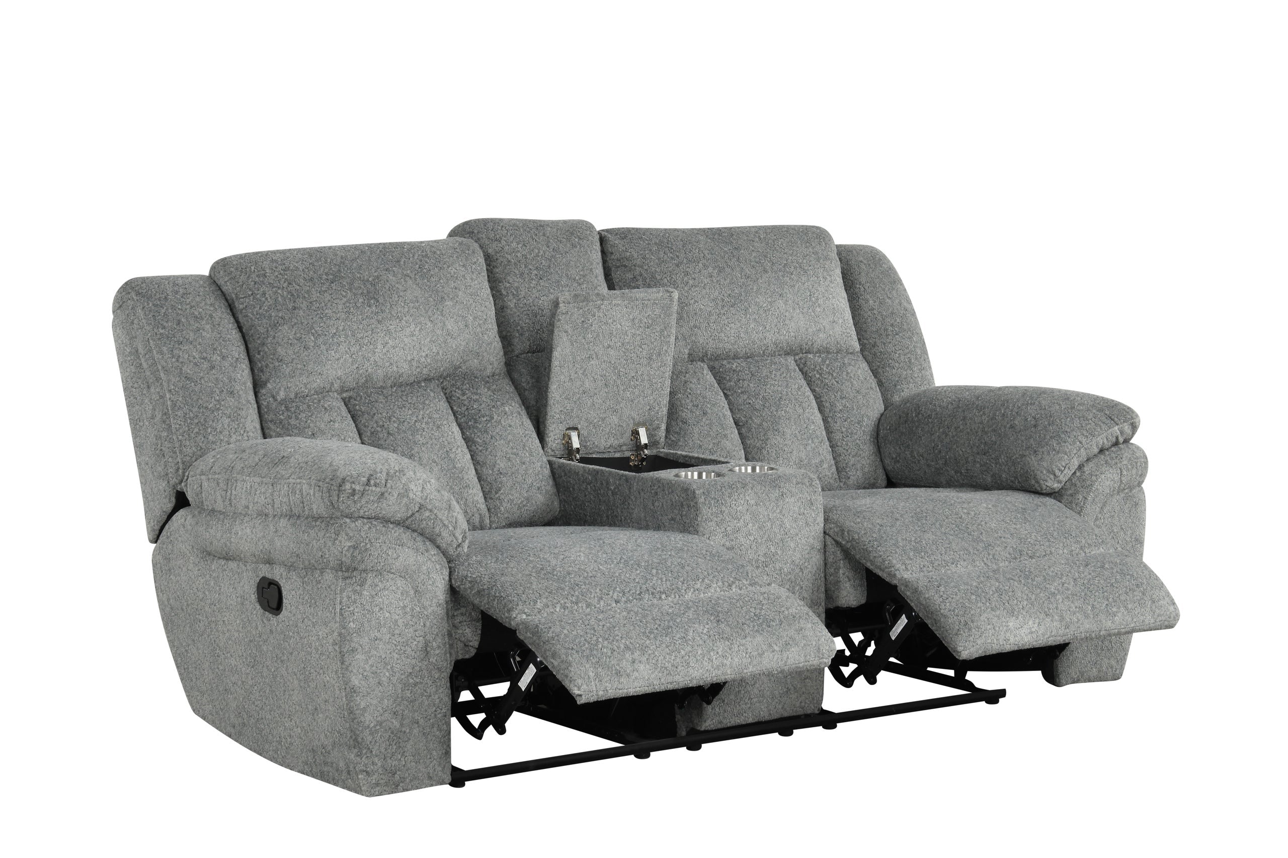 Dallas Gray - 3PC Reclining Set - Dallas Gray