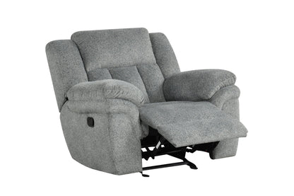 Dallas Gray - 3PC Reclining Set - Dallas Gray