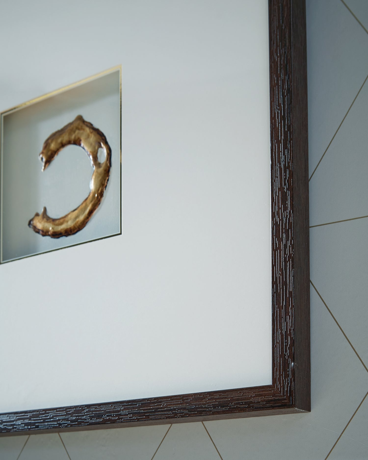 Dallbourne White/Gold Finish Wall Art (Set of 4) - A8000491