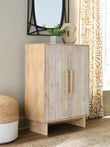 Dallinbury Natural/White Wash Accent Cabinet - A4000696