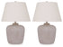 Danry 2-Piece Table Lamp Set in Distressed Cream - PKG016436