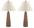 Danset 2-Piece Table Lamp Set in Brown - PKG016440