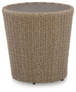 Danson 2 Swivel Lounge Chairs and End Table - P505P1