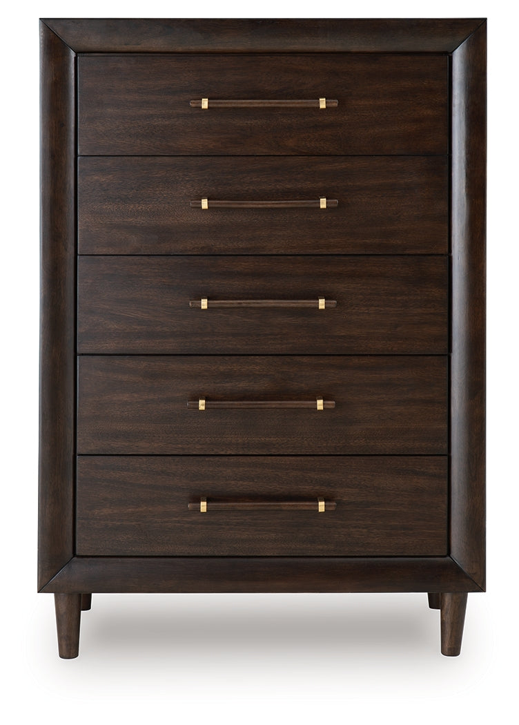 Dantenton Merlot Chest of Drawers - B611-46