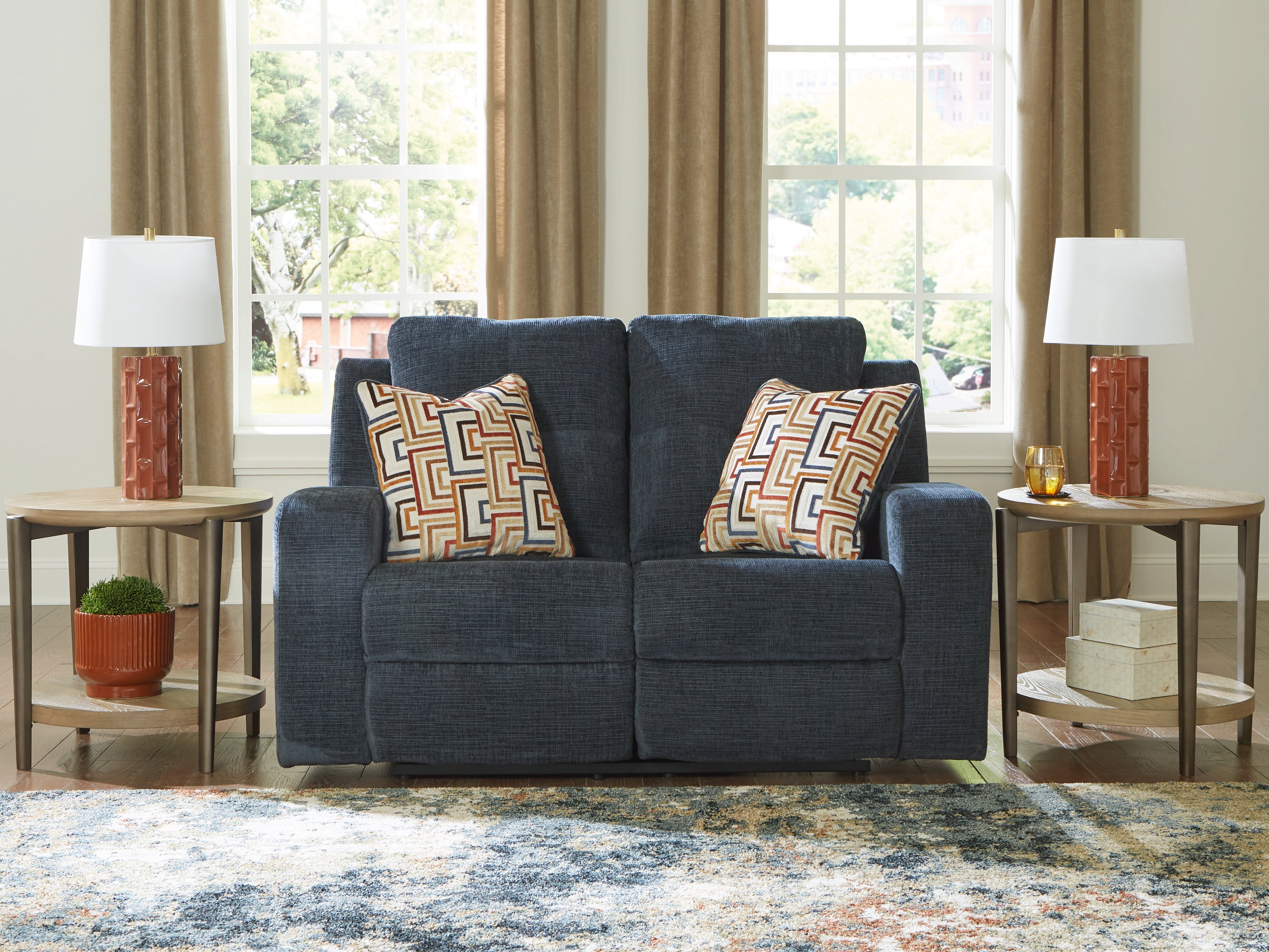 Danum Ink Reclining Loveseat - 3880686