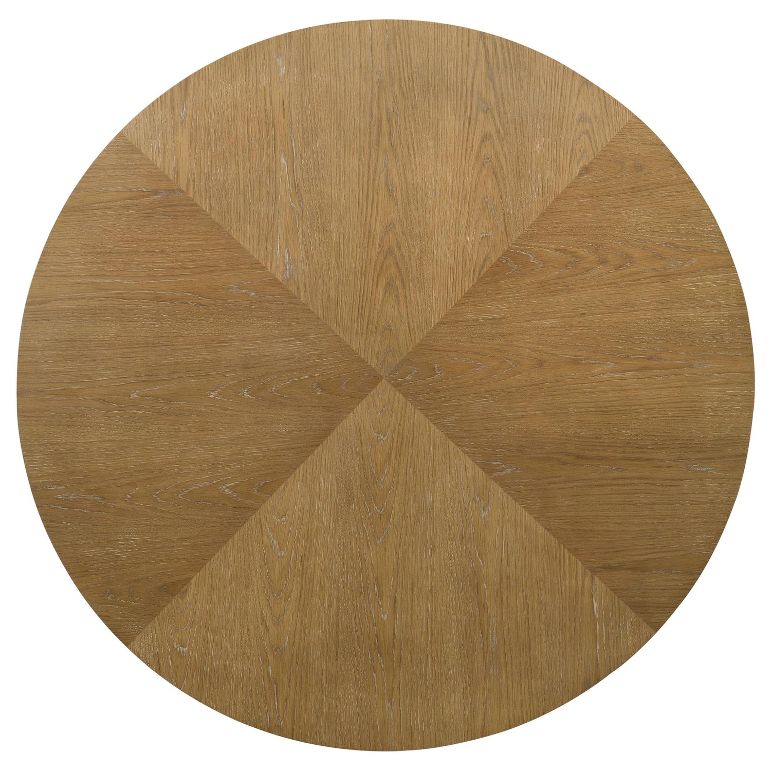 Danvers 5-piece Round 54-inch Dining Table Set Brown Oak - 109150-S5