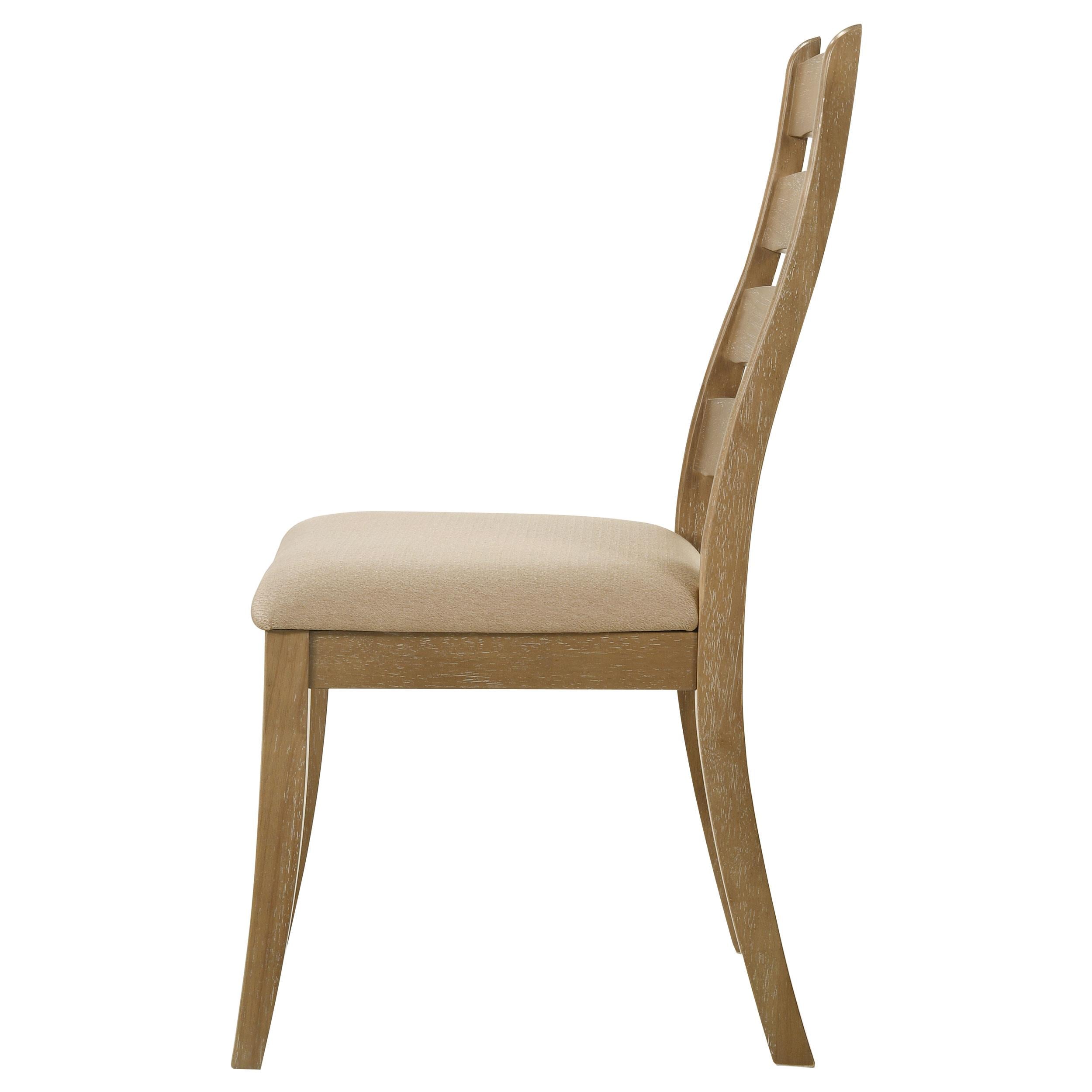 Danvers Ladder Back Dining Side Chair Brown Oak (Set of 2) - 109152