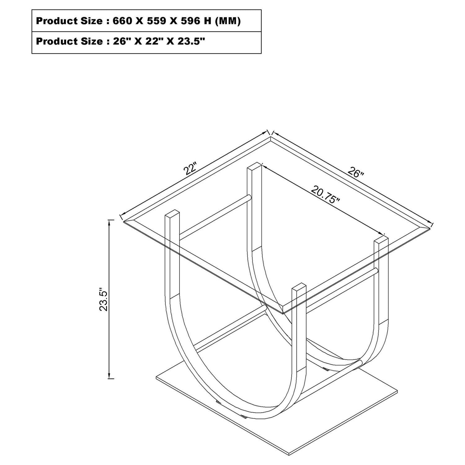 Danville 3-piece Glass Top Coffee and End Table Set Chrome - 704988-S3