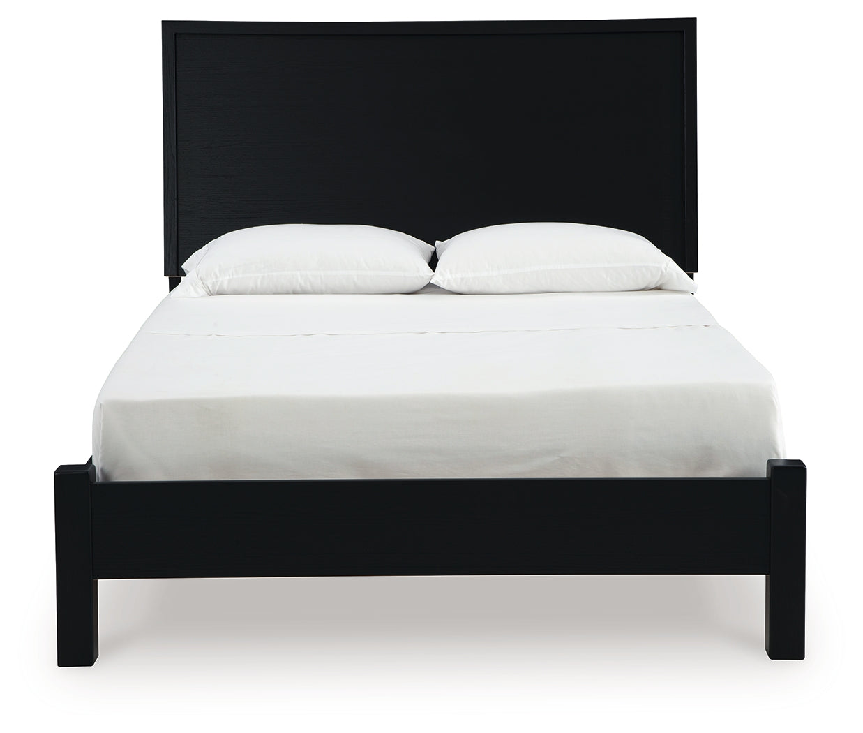 Danziar Black Full Panel Bed - B1013B25