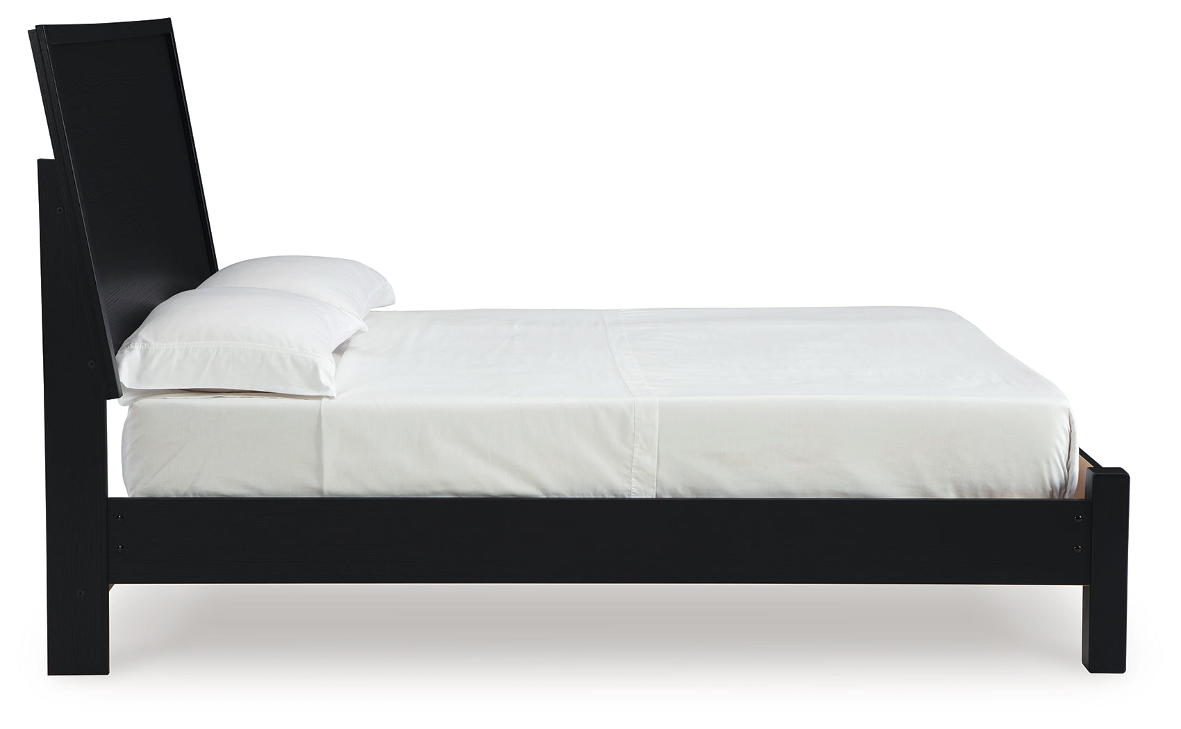 Danziar Black Full Panel Bed - B1013B25