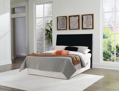 Danziar Black Queen Panel Headboard - B1013-57