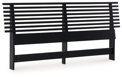 Danziar Black Queen Slat Headboard - B1013-157