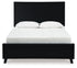 Danziar Queen Panel Platform Bed and 2 Nightstands - B1013B33