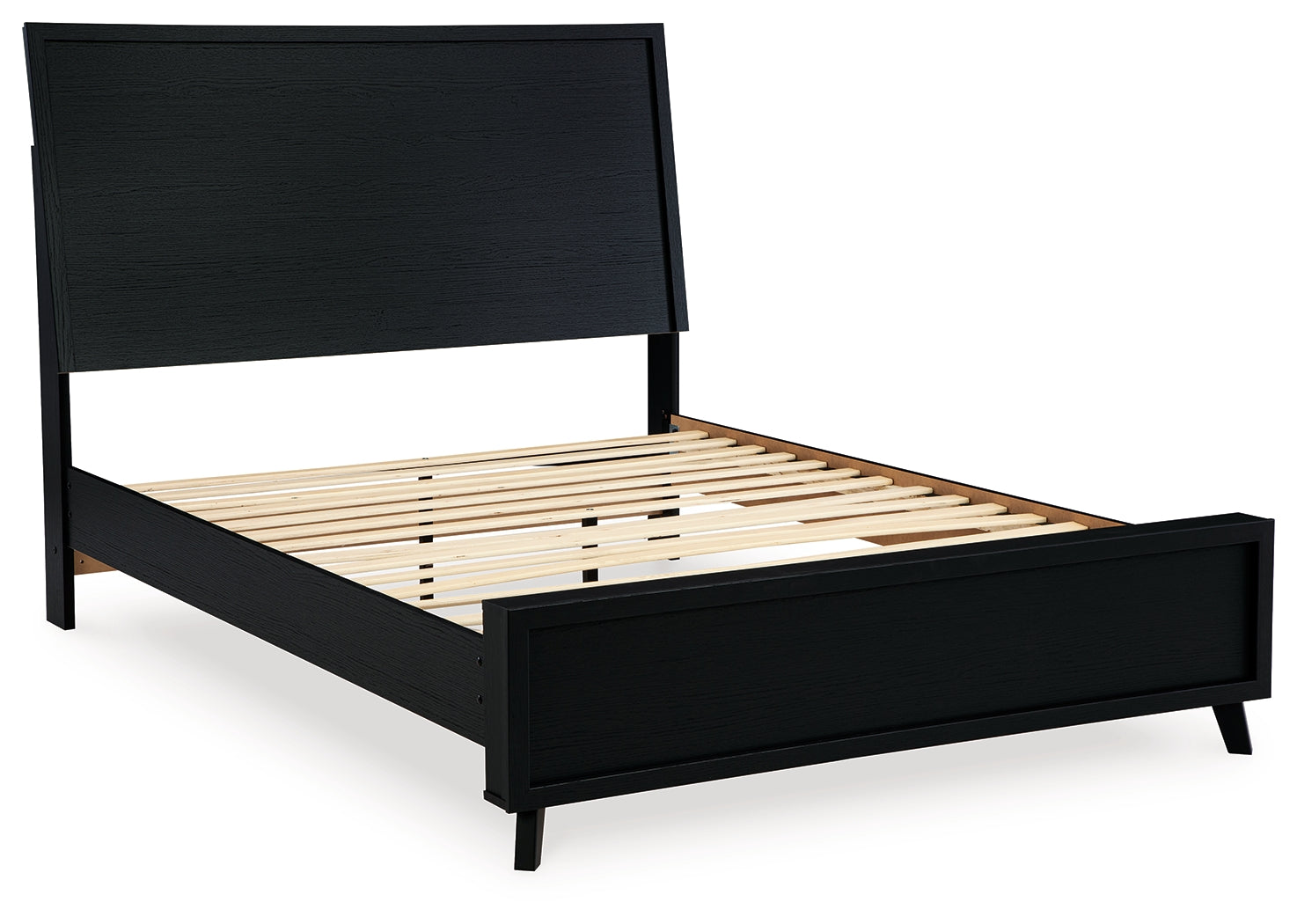 Danziar Queen Panel Platform Bed and 2 Nightstands - B1013B33