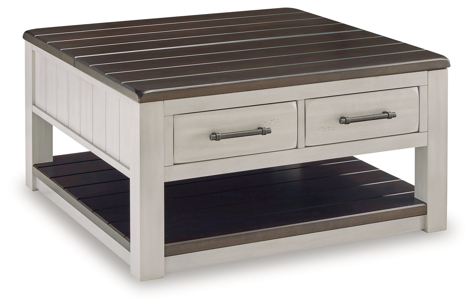 Darborn Coffee Table with 1 End Table in Gray/Brown - PKG015860