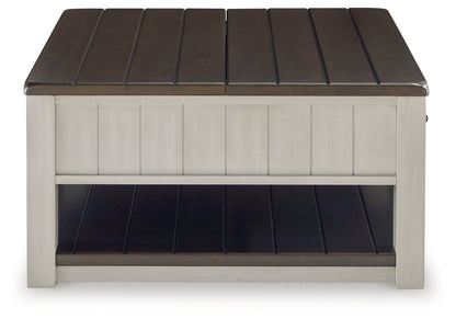 Darborn Coffee Table with 1 End Table in Gray/Brown - PKG015860