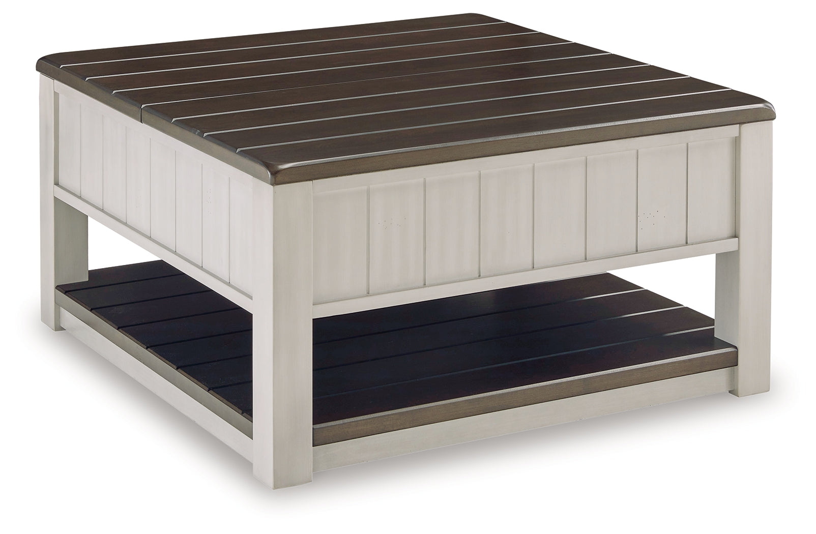 Darborn Coffee Table with 1 End Table in Gray/Brown - PKG015860