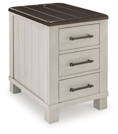 Darborn Coffee Table with 1 End Table in Gray/Brown - PKG015860