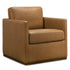 Darien Tan Leather Swivel Chair - SCH00403401