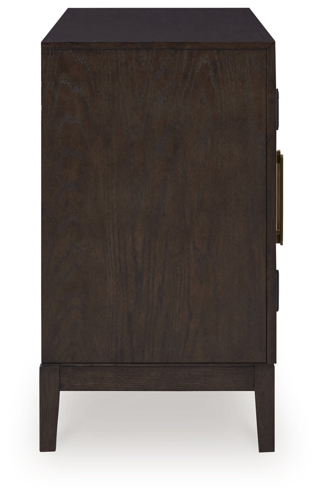 Dark Brown Burkhaus Counter Height Dining Table and 4 Barstools with Storage - PKG019511