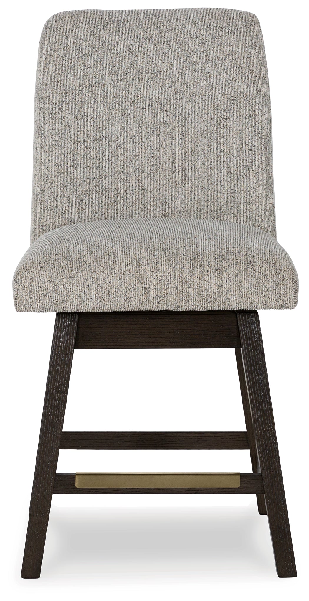 Dark Brown Burkhaus Counter Height Dining Table and 6 Barstools with Storage - PKG019512