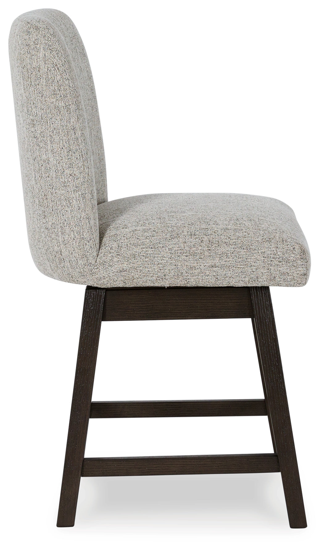 Dark Brown Burkhaus Counter Height Dining Table and 6 Barstools with Storage - PKG019512