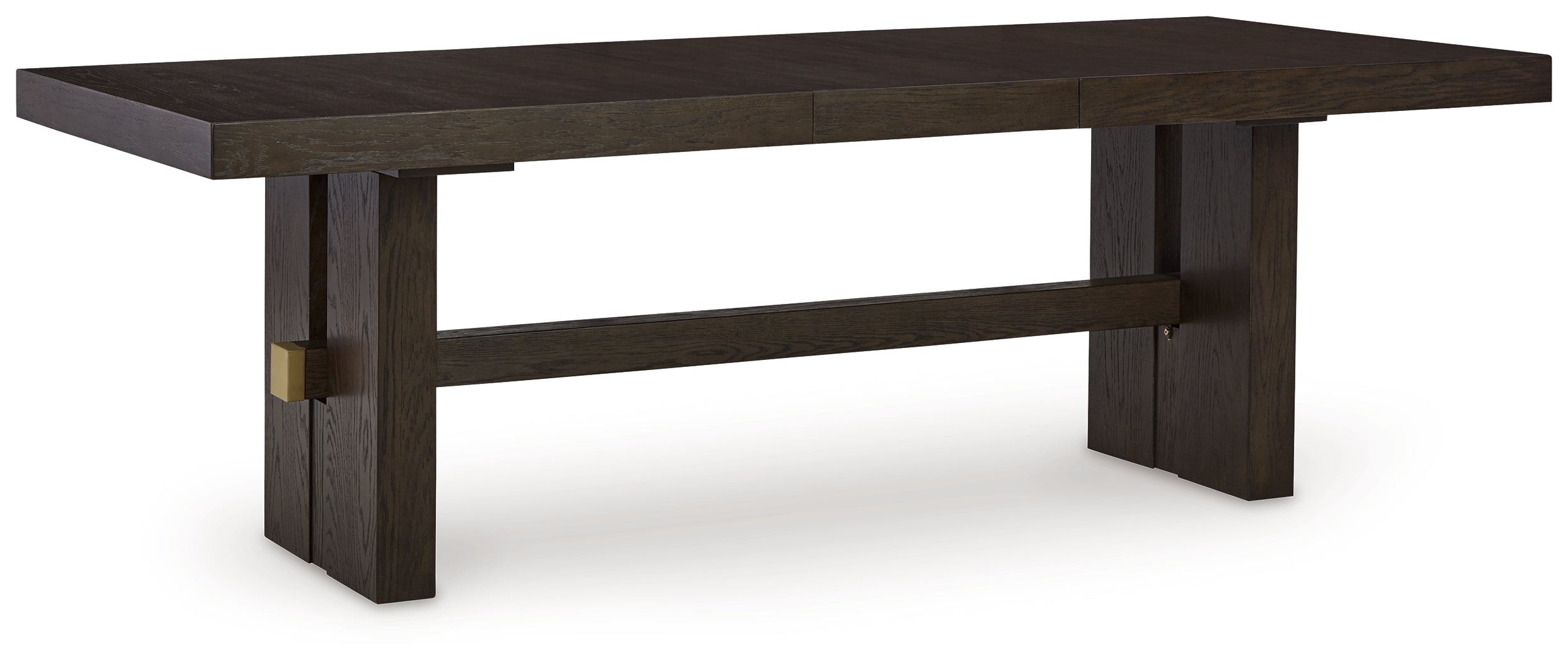 Dark Brown Burkhaus Dining Table and 8 Chairs - PKG013372