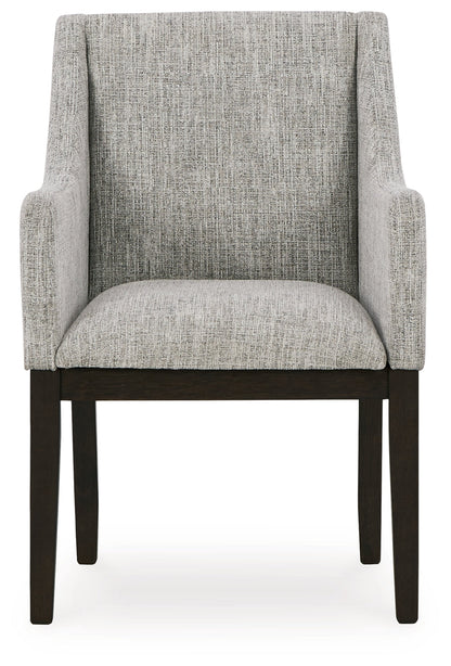 Dark Brown Burkhaus Dining Table and 8 Chairs with Storage - PKG013374