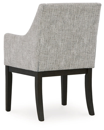 Dark Brown Burkhaus Dining Table and 8 Chairs with Storage - PKG013374