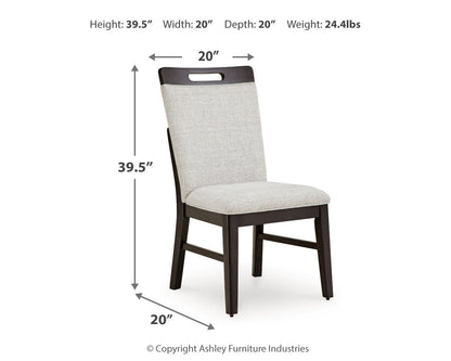 Dark Grayish Brown Neymorton Dining Table and 10 Chairs - PKG019475