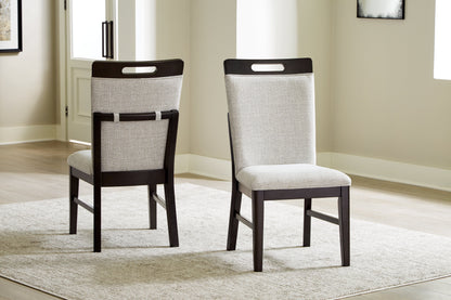 Dark Grayish Brown Neymorton Dining Table and 10 Chairs - PKG019475