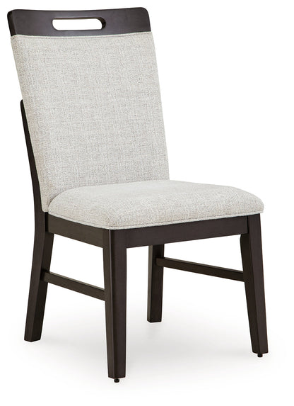 Dark Grayish Brown Neymorton Dining Table and 8 Chairs - PKG019474