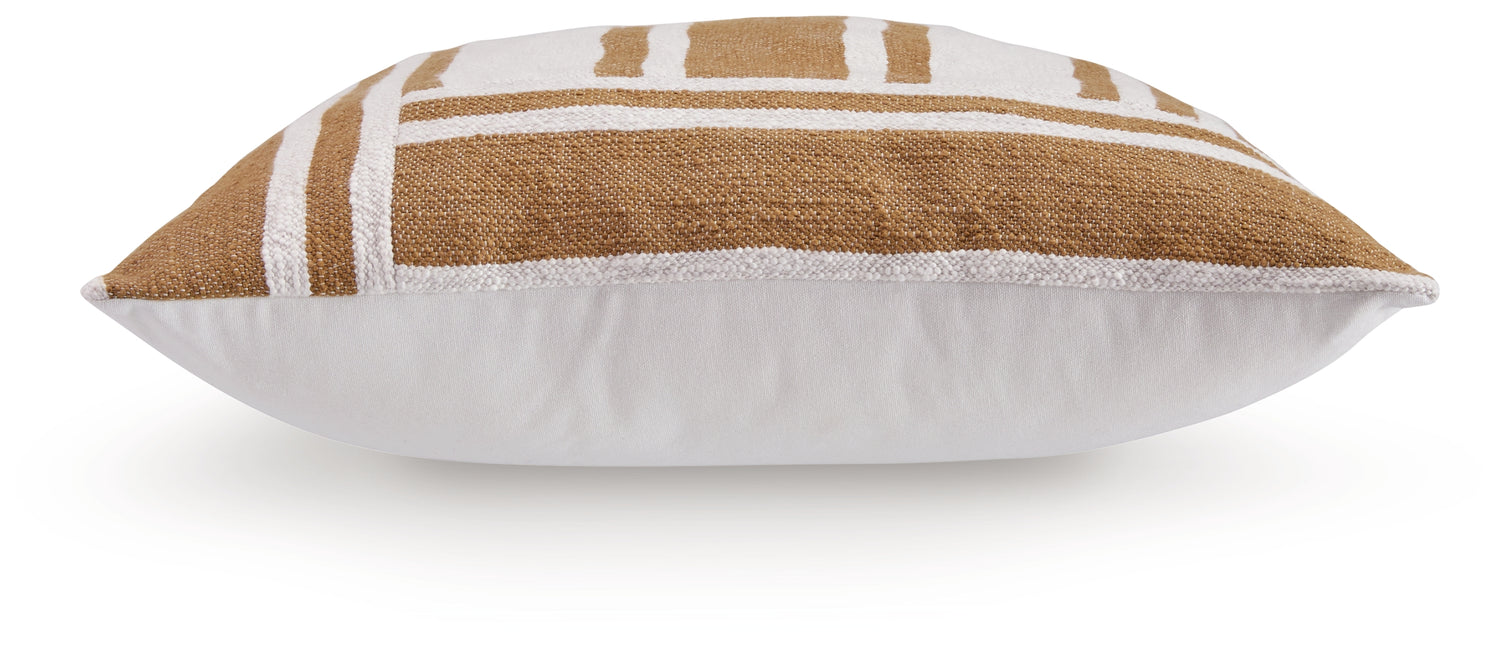 Darrman Ochre/Ivory Pillow (Set of 4) - A1001116