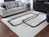 Davismour Ivory/Taupe/Charcoal Large Rug - R407561