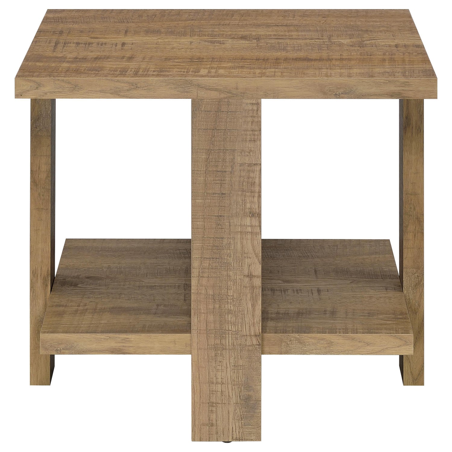 Dawn 2-piece Round Coffee and End Table Set Mango Brown - 707718-S2