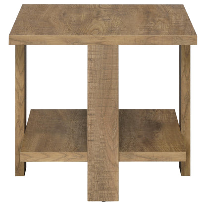 Dawn 2-piece Round Coffee and End Table Set Mango Brown - 707718-S2