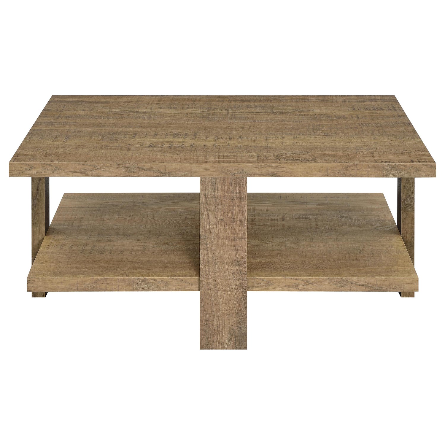 Dawn 2-piece Round Coffee and End Table Set Mango Brown - 707718-S2
