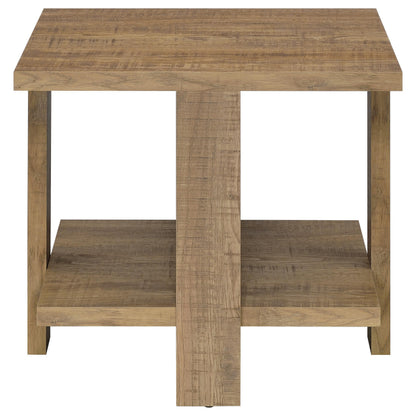 Dawn 3-piece Round Coffee and End Table Set Mango Brown - 707718-S3
