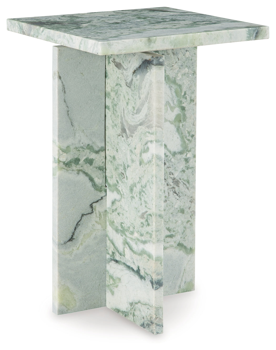 Deaconwell White/Green Accent Table - A4000648