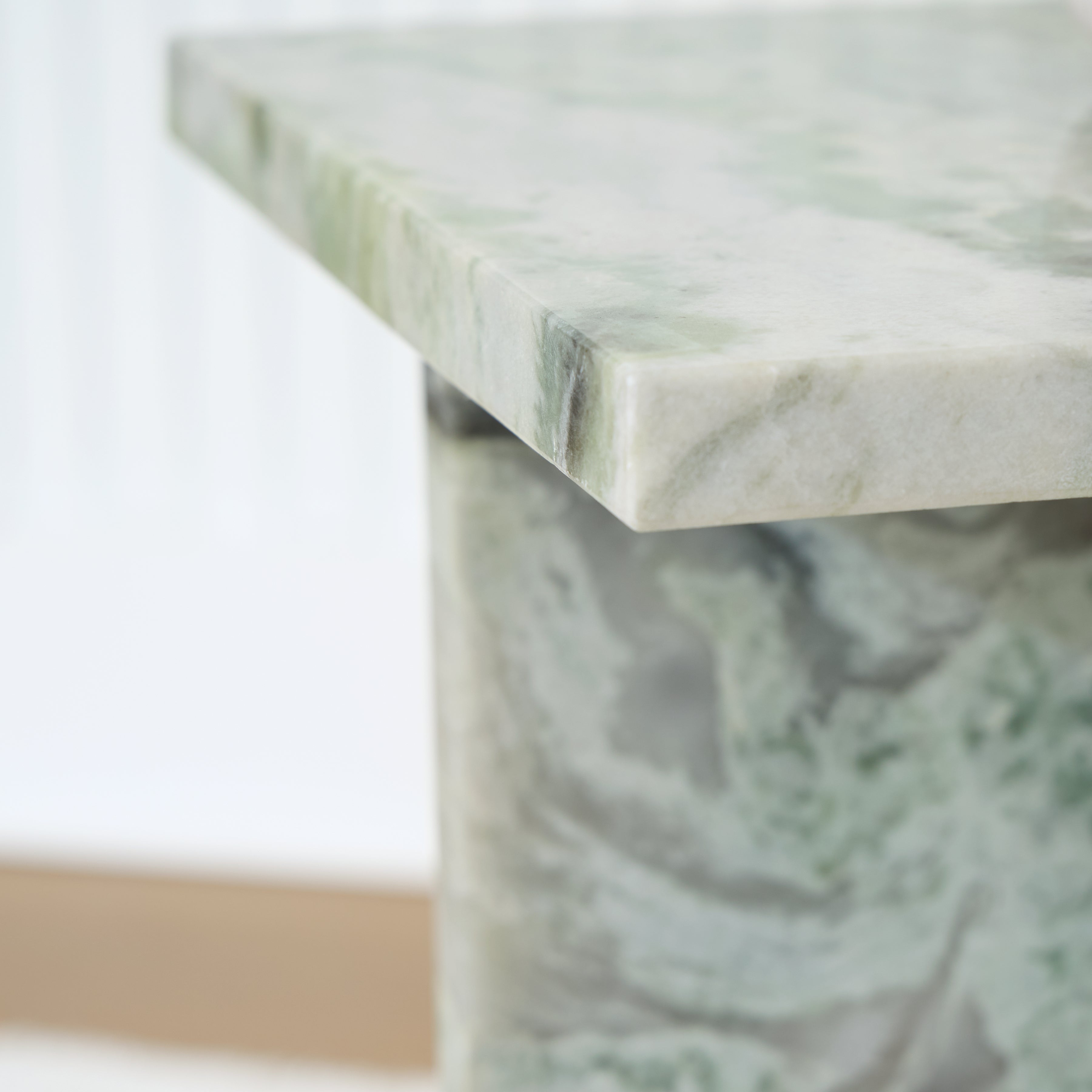 Deaconwell White/Green Accent Table - A4000648
