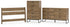 Deanlow Full Panel Headboard with Dresser and Chest in Honey - PKG017182