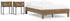 Deanlow Full Platform Bed with 2 Nightstands in Honey - PKG017193